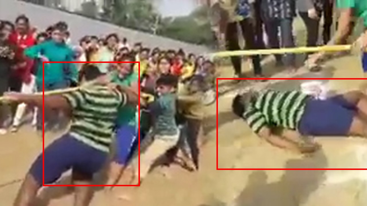 मुंबई: स्पोर्टस-डे पर रस्सीखेच खेलते समय छात्र की हुई मौत, वीडियो वायरल