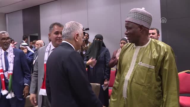 TBMM Başkanı Binali Yıldırım, Parlamenterlerarası Kudüs Platformu İkinci Konferansı Katılımcıları...