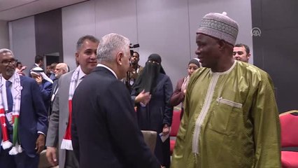 TBMM Başkanı Binali Yıldırım, Parlamenterlerarası Kudüs Platformu İkinci Konferansı Katılımcıları...