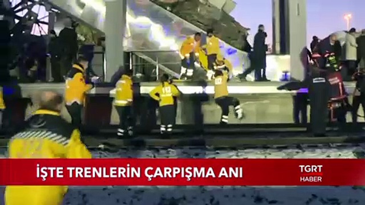 İşte Trenlerin Çarpışma Anı