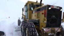 Van- Bahçesaray yolunda yol genişletme çalışmaları