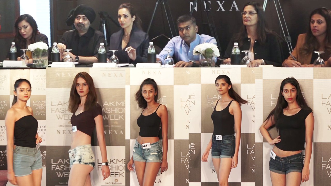 Malaika Arora Khan judging Models at Lakme Fashion Week 2019 Edition Auditions; Watch Video | FilmiBeat