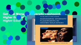 Get Trial Managing Diversity Flashpoints in Higher Education (A.C.E. Series on Higher Education)