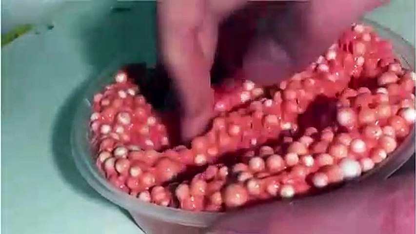 Most Satisfying RED Slime Video In The WORLD!