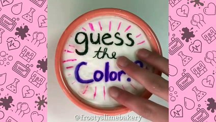 GUESS THE SLIME COLOR - GUESS THE SLIME THATS HIDE #3 - SATISFYING SLIME ASMR COMPILATION 20018 !