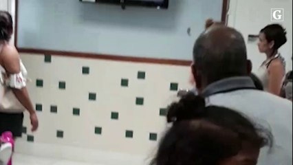 Pessoas ficam horas em sala de espera na UPA de Serra Sede