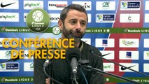 Conférence de presse Châteauroux - AJ Auxerre (0-0) : Nicolas USAI (LBC) - Pablo  CORREA (AJA) - 2018/2019