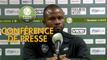 Conférence de presse Red Star  FC - FC Sochaux-Montbéliard (3-0) : Faruk HADZIBEGIC (RED) - Omar DAF (FCSM) - 2018/2019