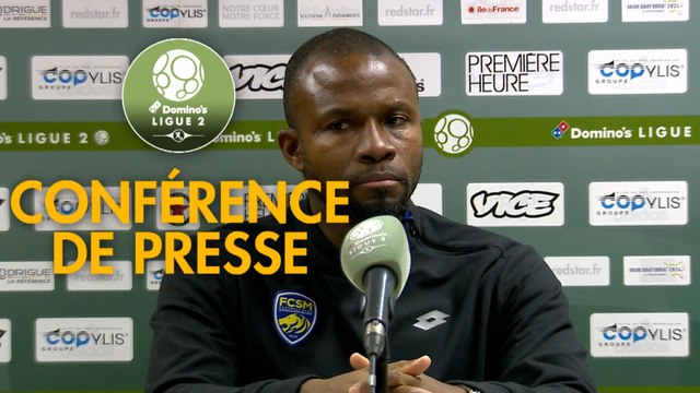 Conférence de presse Red Star FC - FC Sochaux-Montbéliard (3-0) : Faruk HADZIBEGIC (RED) - Omar DAF (FCSM) - 2018/2019
