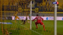 Hamza Younés shot hits the post - Aris vs Panetolikos - 15.12.2018 [HD]