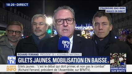 Richard Ferrand : "Dans tous les cas c'est le débat qui doit primer, pas le combat"