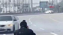 Ankara'da Trafiği Durdurarak Lüks Aracı ile Drift Yapan Sürücü M.t.d.'ye 5 Bin 10 Lira Para Cezası...