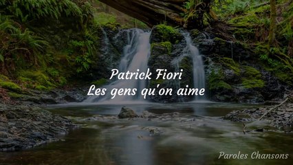 Patrick Fiori - Les gens qu'on aime