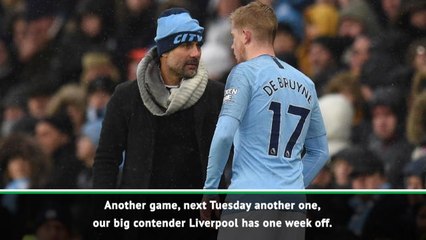 Man City need all players back fit - Guardiola