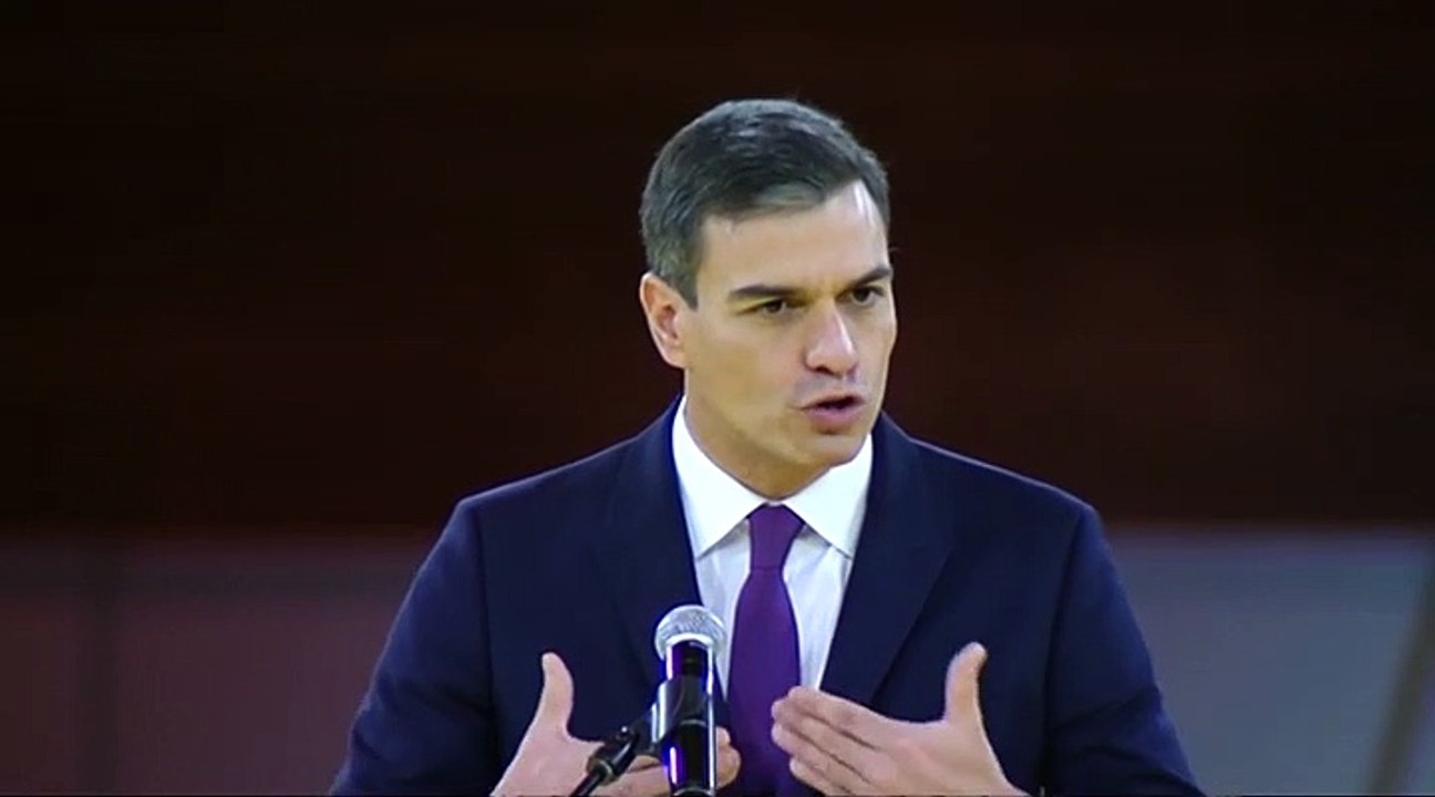 Pedro Sánchez apela al diálogo "sereno y sensato" para construir la cohesión de España dentro de la legalidad
