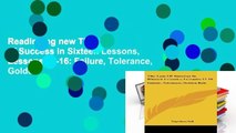 Readinging new The Law of Success in Sixteen Lessons, Lessons 14-16: Failure, Tolerance, Golden