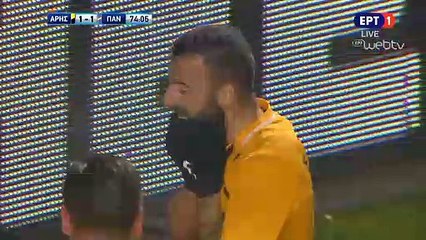 1-2  Adrian Lucero Goal - Aris vs Panaitolikos - 15.12.2018 [HD]