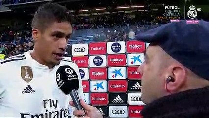 Raphael Varane: "Vamos a dar lo máximo para brindar otro título a la afición"