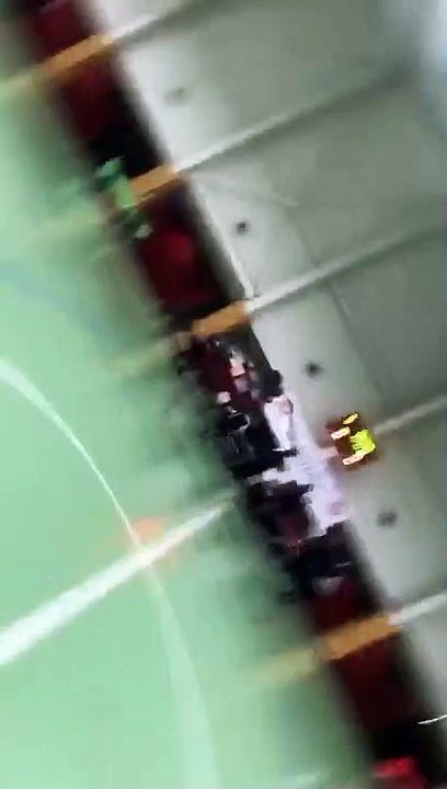 Entrée finale tournoi futsal district 93 vainqueur ACM 15/12/2018 face à la Courneuve AS penalty