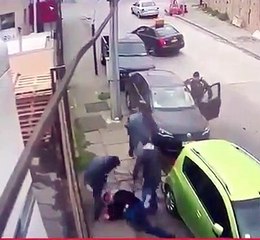 they wanted to steal the car, but the neighborhood came to back it