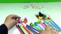 DIY Kalemlerinizi kendiniz süsleyin/ Rengarenk Kalem Süsleri Yaptık pencil pencils