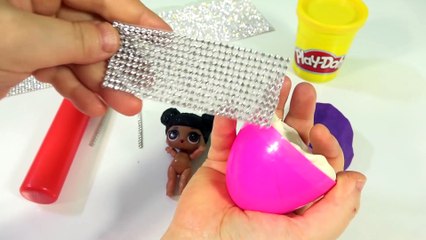 LOL Bebek Giydirme Oyun Hamuru Simli Elbise Yapıyoruz