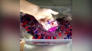 Clear Slime ASMR Mixing|| The Most Satisfying Clear Slime ASMR compilations #213