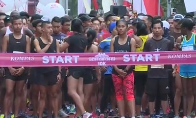 Seperti Inilah Kemeriahan Lomba Lari Semarang 10 K