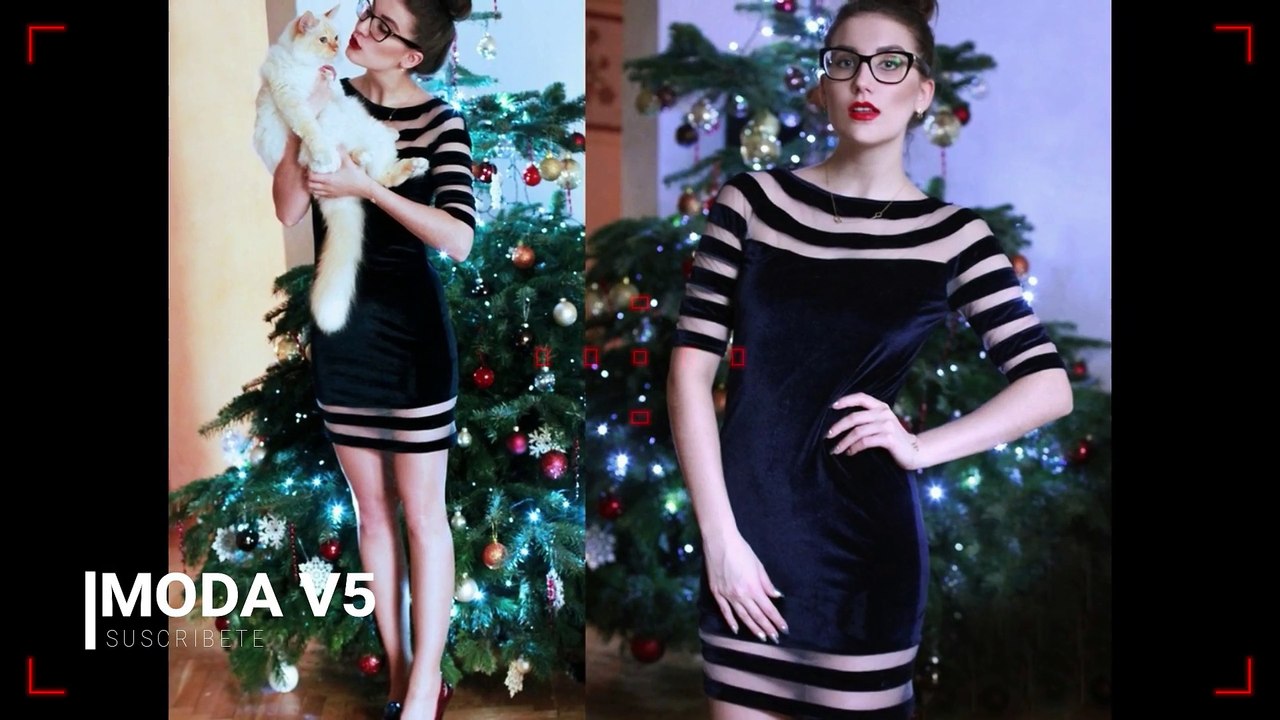 OUTFITS PARA NAVIDAD Y RECIBIR EL 2019-   BIENVENIDO 2019- MODA V5