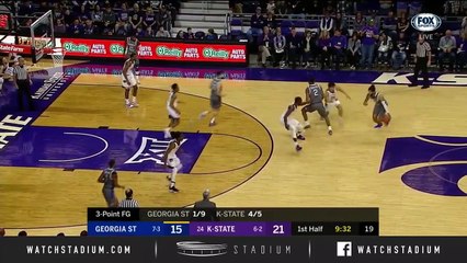 Georgia State vs. No. 25 Kansas State Basketball Highlights (2018-19)