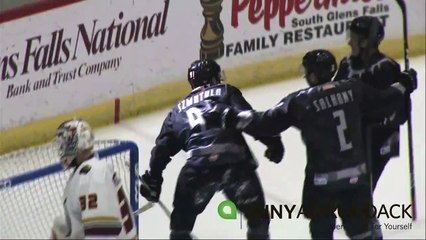 Adirondack Thunder lose 2-1 in overtime to Manchester Monarchs
