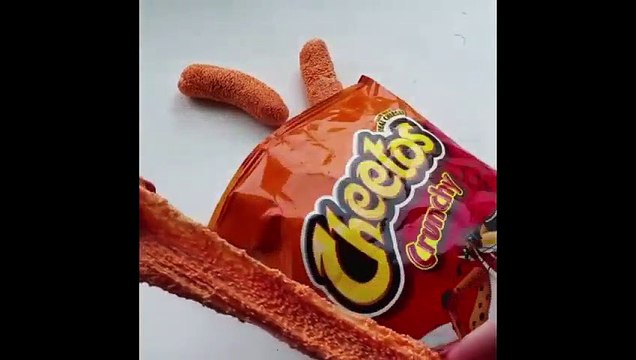 DIY Satisfying Slime ASMR Crunchy CHEETOS Slime