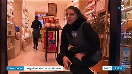 "Gilets jaunes" : la galère des courses de Noël