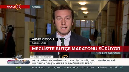 Meclis'te bütçe maratonu devam ediyor