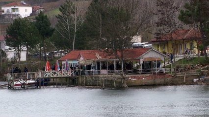 Gölde kaybolan şahsı arama çalışmaları devam ediyor