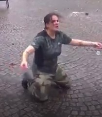 Fransa'da sarı yelekli kadının isyanı