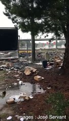 Bollène : un camion incendié dans la nuit