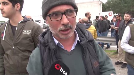 Fsm Mağdurları Tem Otoyolu'nda Bir Araya Geldi