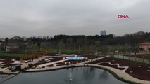 İstanbul- Cumhurbaşkanı Erdoğan'ın Açacağı Esenler Millet Bahçesi ve Taş Caminin Havadan Görüntüleri