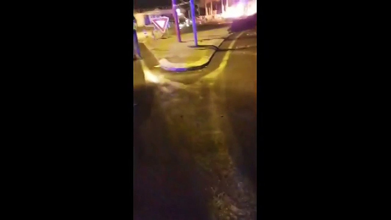 Le péage de Narbonne-Sud à nouveau incendié ce samedi soir