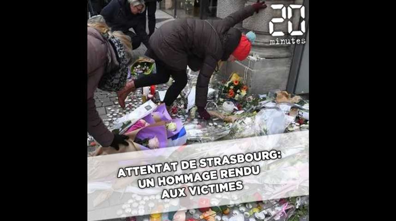 Attentat de Strasbourg: Des centaines de personnes réunies en hommage aux victimes