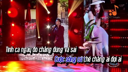 Karaoke Những câu chuyện cũ mèm - Khải Đăng