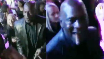 Michael Jordan Caught Getting LIT at Nightclub Hitting The WOBBLE While Smoking A Cigar