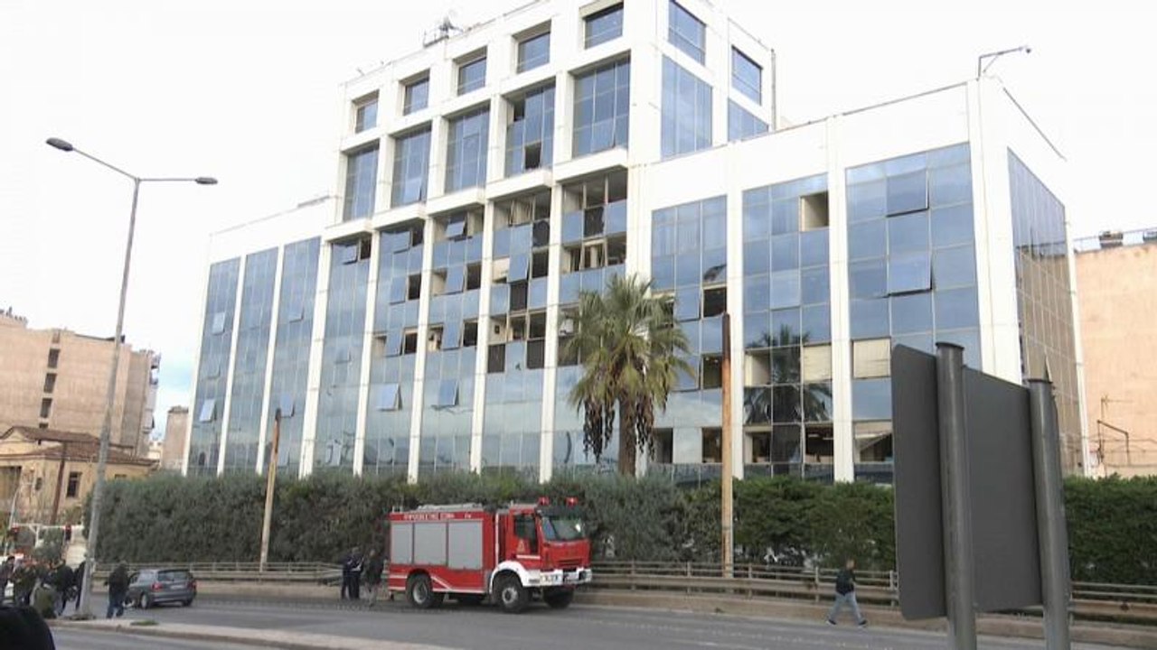 Anschlag auf griechisches fernsehen