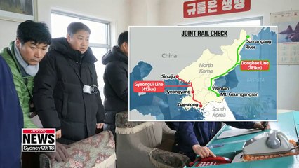 Two Koreas wrap up joint inspections of North Korean and cross-border railways