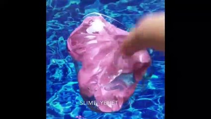 Pigment  Slime Mixing-Satisfying Slime ASMR