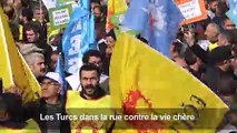 Turquie: manifestation pour de meilleures conditions de vie