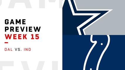 Cowboys vs. Colts Week 15 preview | NFL Playbook