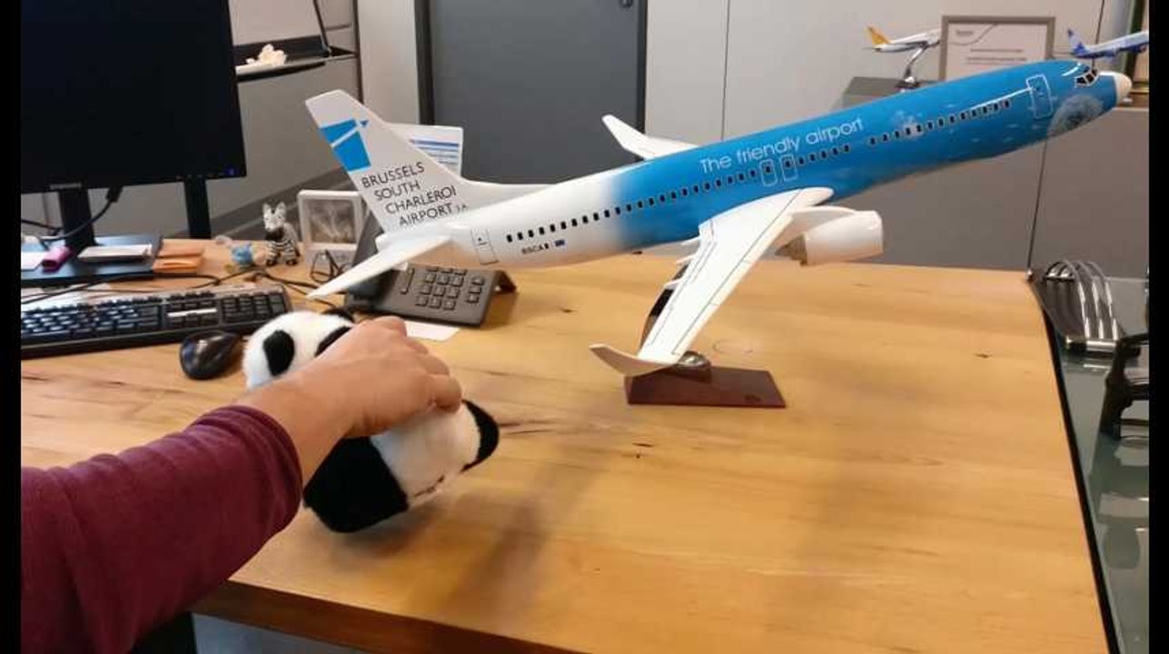 Jean-Jacques Cloquet quitte l'aéroport de Charleroi