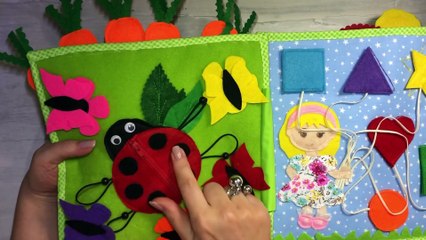 Sesili’ nin aktivite kitabı, quiet book, sensory book, duyusal kitap, montessori book